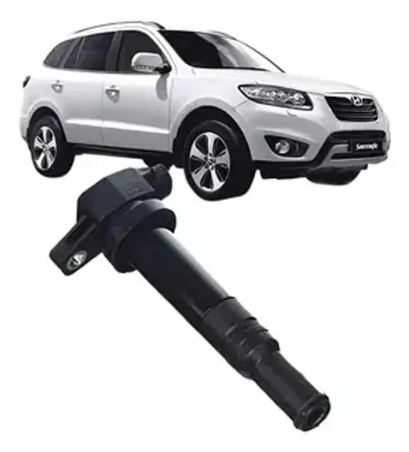 Bobina Ignição Santa Fe 4x4 2.7 V6 06/07 2 Pino 07/09 Cod: 041583