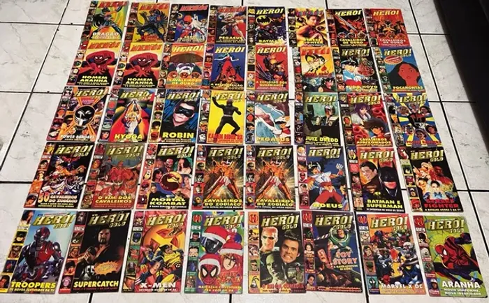 Revistas herói e herói gold 15,00 a 25,00