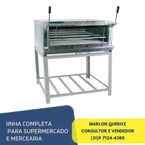 Forno Refratario a Gás Venancio 80x60 CM