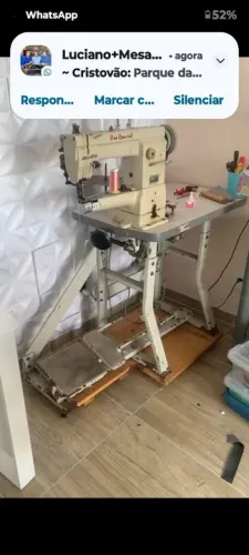 Maquina costura hprizontal remendo 