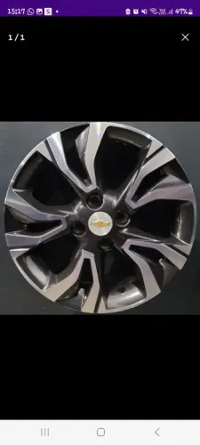 Rodas do Onix Plus aro15 novas em até 10x de R$256,00 no cartão de crédito