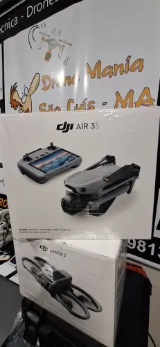 Drone DJI Air 3S Novo lacrado parcela 12x