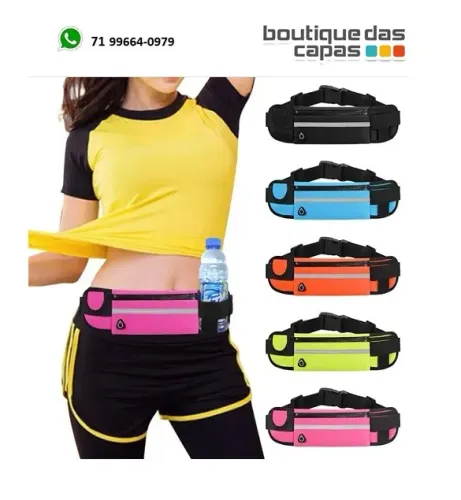 Pochete Fitness Corrida Caminhada Porta Celular Documentos garrafa LE-6505