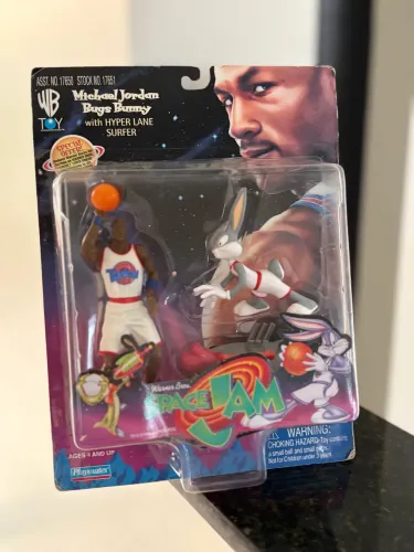 Space Jam Michael Jordan & Bugs Bunny - Hyper Lane Surfer - Lacrado (Vintage)