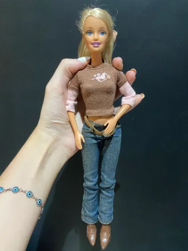 barbie cowboy e cavalo tawny 2006