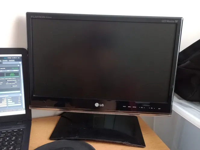 Tela de monitor e tv .