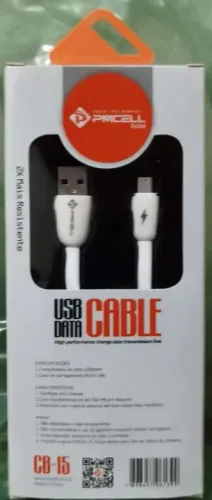 Cabo USB de dados e carregamento - Precall - CB-15