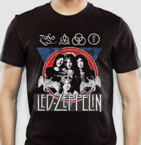 Camisa de banda Rock Led Zeppelin