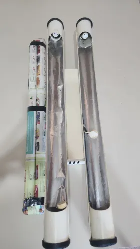 Luminaria tubular com 2 lâmpadas
