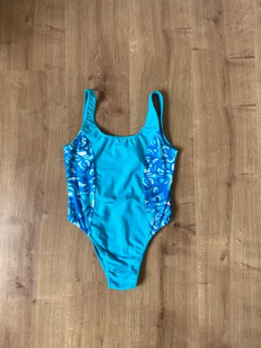 Maiô azul com estampa nas laterais tam G