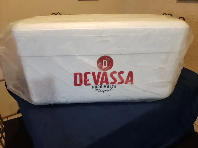 caixa de isopor nova
