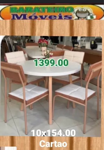 Mesa de jantar direto da fabrica 
