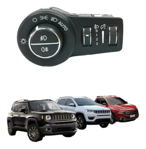 Botão Interruptor Farol Original Jeep Renegade Milha Neblina