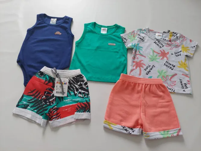 Combo roupas infantis novas P, M e G