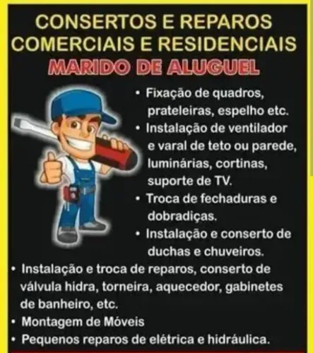 Faz Tudo, Marido de Aluguel, Assistência Residencial,