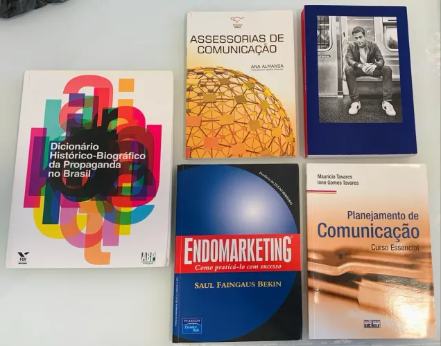 Lote Livros Comunicação Endomarketing Assessoria Publicidade Propaganda Marketing FGV