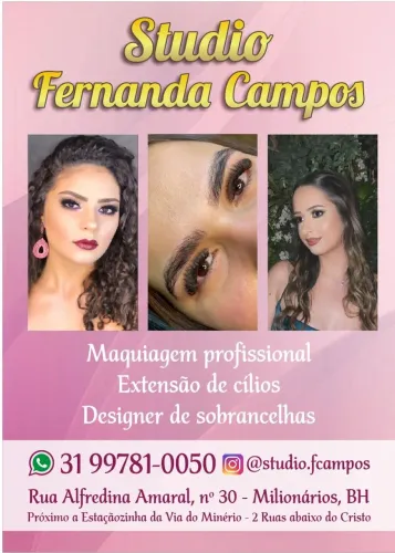 Studio Fernanda Campos - Maquiagem, cílios e sobrancelhas