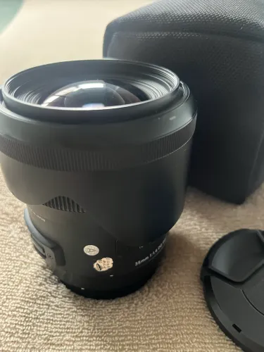 Lente sigma 35mm1.4 canon