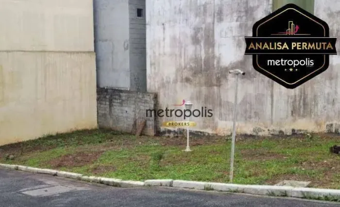 Terreno à venda, 255 m² por R$ 790.000,00 - Vila Eldízia - Santo André/SP