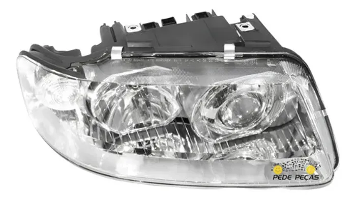Par Farol Audi A3 2000 2001 2002 2003 2004 A 2006 Cromado - Ambos Lados
