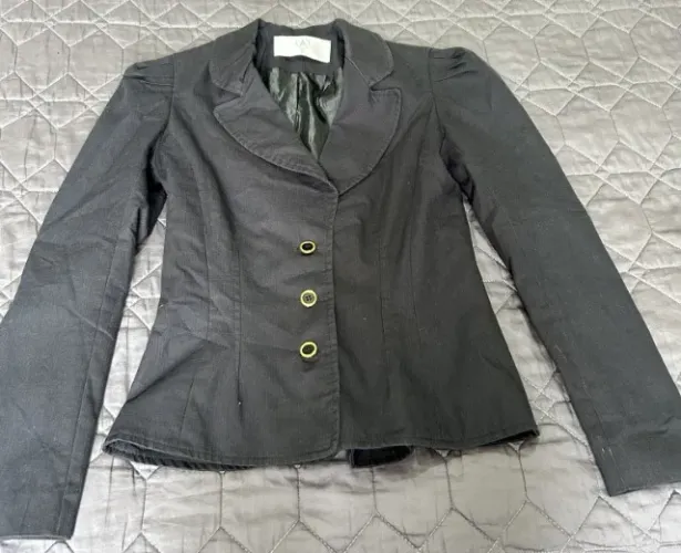 blazer terno terninho p manga bufante princesa