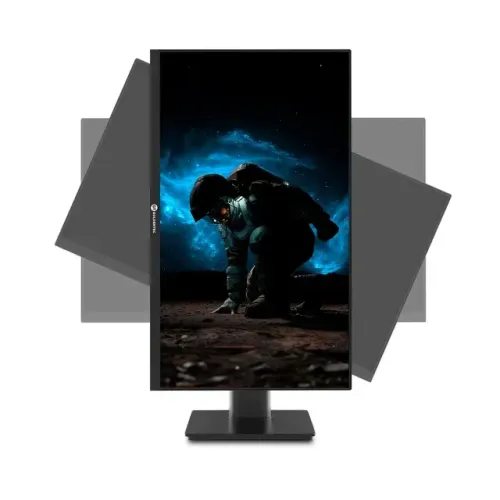 Monitor Rotativo GT 23,8" Black, Full HD, 120Hz, Pivot, Ajustável - WZetta