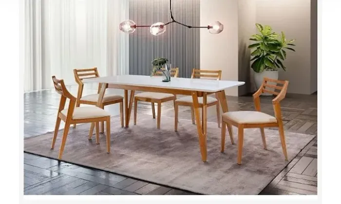 Mesa de jantar Marrom