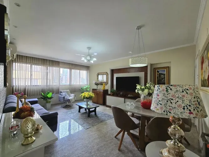 Apartamento para venda 2 quartos 2 suítes 1 vaga com vista mar em Gonzaga - Santos - SP