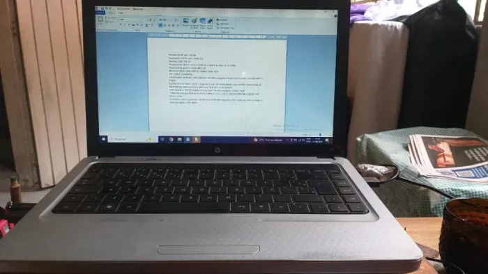 Notebook HP G42 funcionando