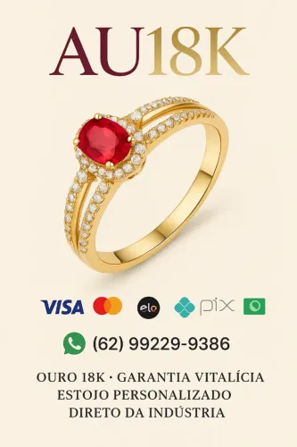 Anel de Formatura em ouro 18k para todos os cursos
