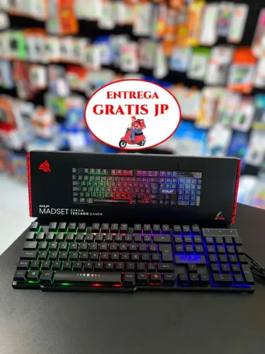 TECLADO GAMER RGB KNUP KP-2043/A