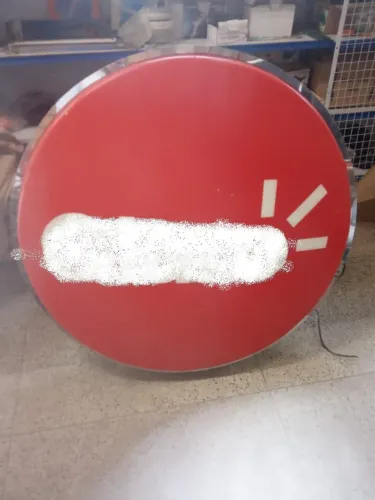 Vendo Placa 1,20 metros Acrílico de um lado com Base Em Aço Inox Iluminação Interna