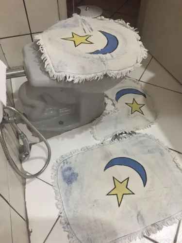 Jogo Tapete Banheiro (3 peças)