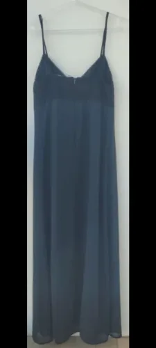 Vestido longo preto