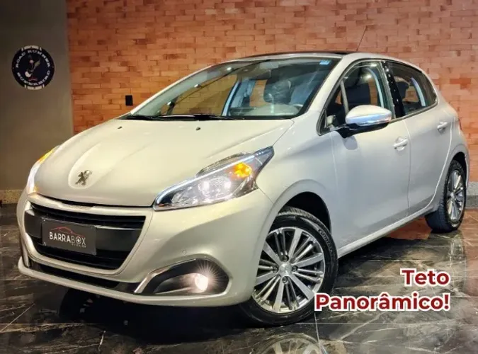 Peugeot 208 1.6 Griffe 16V Flex - 2019 - Teto Solar Panorâmico!