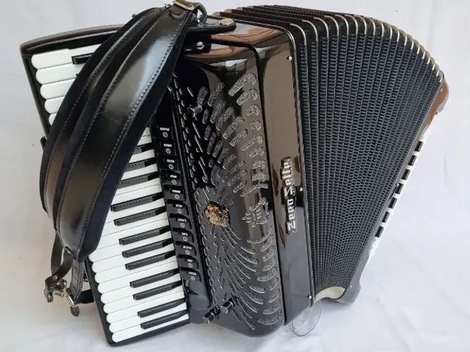 Acordeon 120 Baixos Zero Sette Dupla R. Já Eletrificada