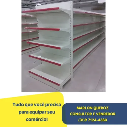 Gondola de Centro 1,00x1,70 + Ponta Branca Polar