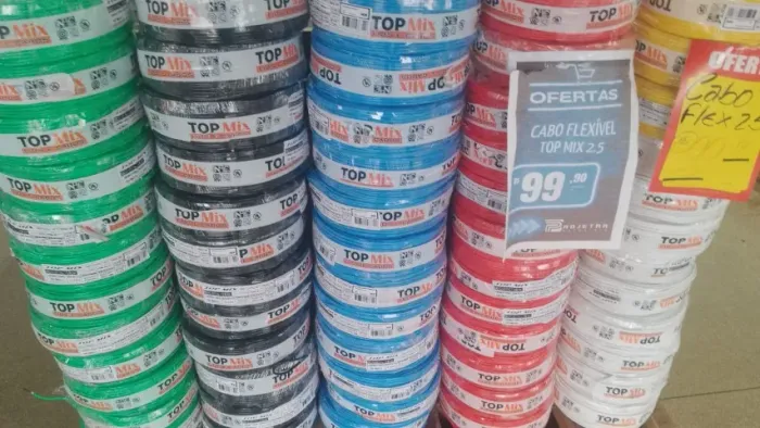 Cabos flexíveis de alta qualidade Top Mix 2.5 - R$99,90 a vista