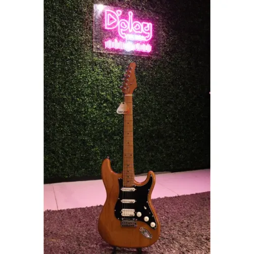 Guitarra Benson Stratocaster Hardy S 902 M NT/BK Chrome + Bag