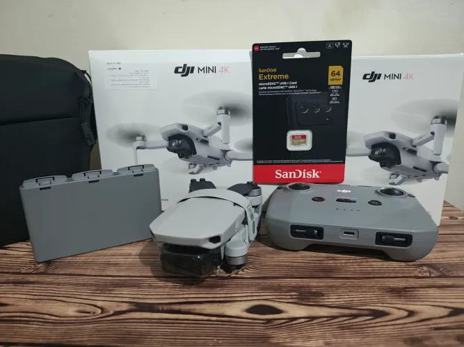 Drone DJI mini 4K standart ou combo (LACRADO)