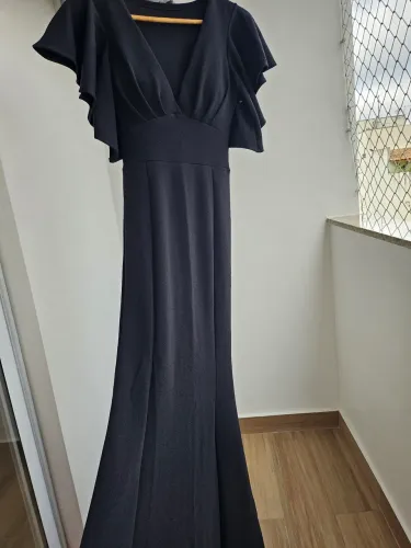 Vestido festa Longo Preto Novo 