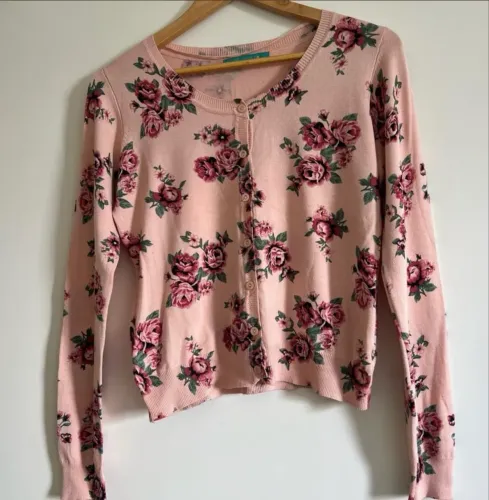 Casaquinho de linha estampado