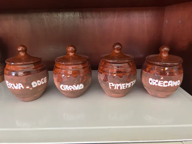 Conjunto de potes tempero