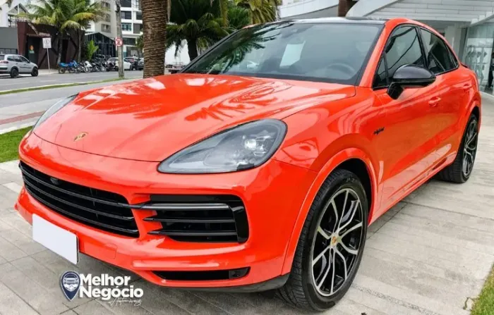 Porsche Cayenne Coupe 3.0 V6 Híbrida Aut. 2021 Laranja