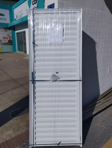 Portas de alumínio branco 60cm, 70cm ou 80cm - Direto da fábrica!