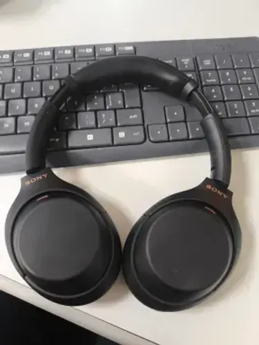 Headphone Sony WH-1000XM4 Preto sem fio Bluetooth Cancelamento de ruido