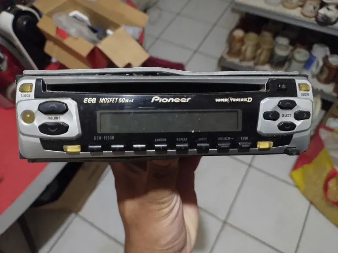 Radio pioneer antigo de carro