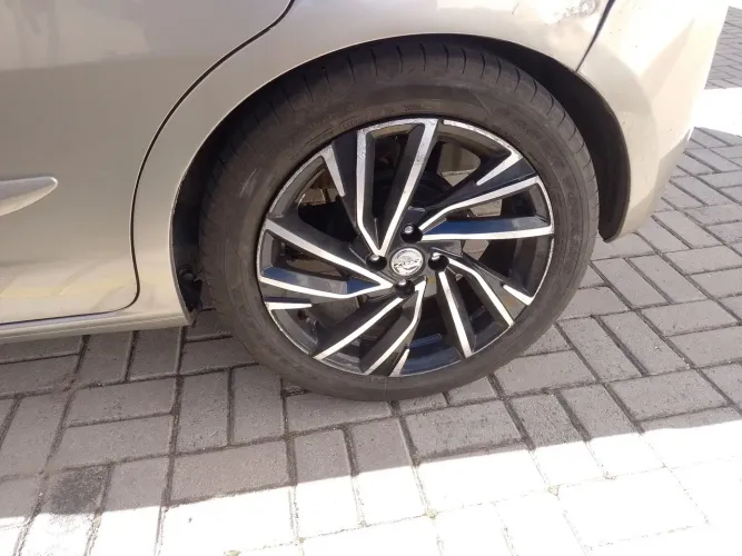 Rodas r17 c/ pneus seminovos troco em rodas r15 