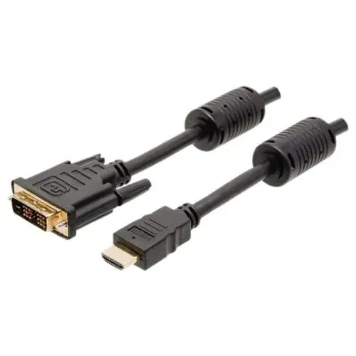 Cabo HDMI x DVI com Filtro 2m Storm - Novo - Conversor Adaptador Loja Coimbra Computadores