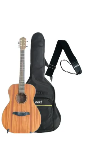 Violão Benson Grand Auditorium Exf500e Mah Aco Satin Exodus + Capa MXT + Correia MXT
